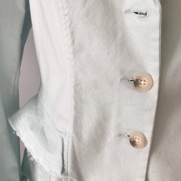 Minty fitted jacket w horn-look buttons. Sundance - Picture 5 of 9